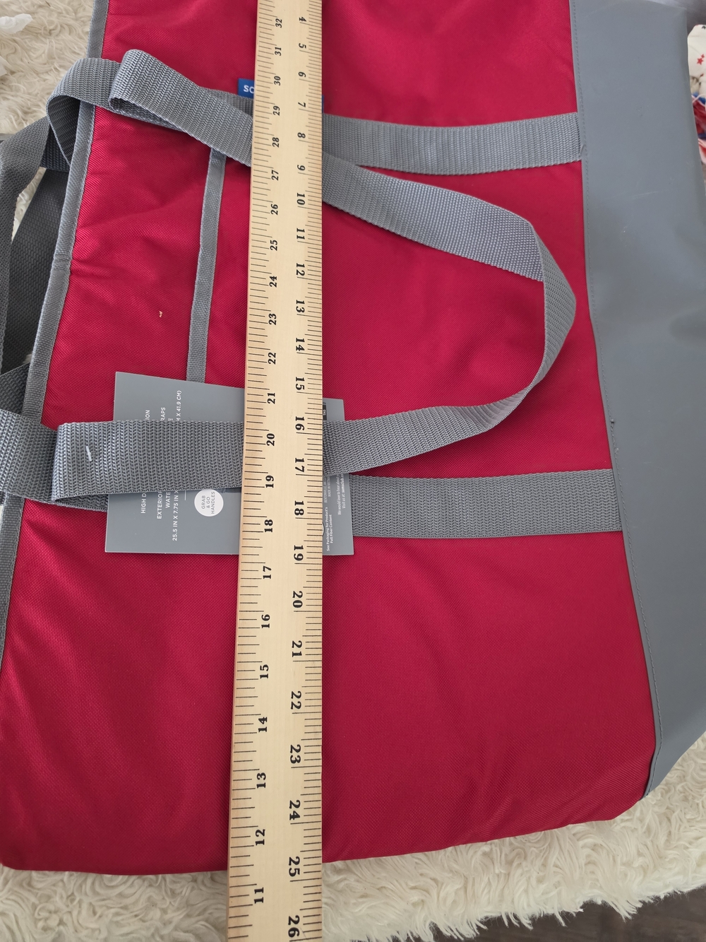 Insulated Red & Gray Tote Bag by Igloo - Picture 3 of 5